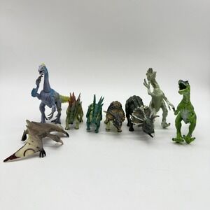 Unbranded Dinosaurs Lot‎ Of 8 Figure Toy Educational Prehistoric Toys
